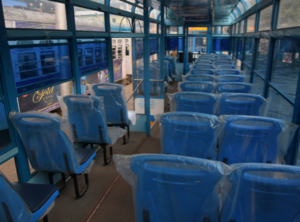 INSIDE A TRAM IN KOLKATA