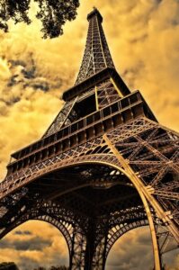The Eiffel Tower is a lattice tower in Paris, France. It is named after the engineer Gustave Eiffel, whose company designed and built the tower from 1887 to 1889.