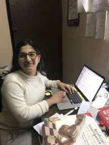 Harshita's foray in coding.